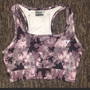 Gymshark sports bra with back pocket